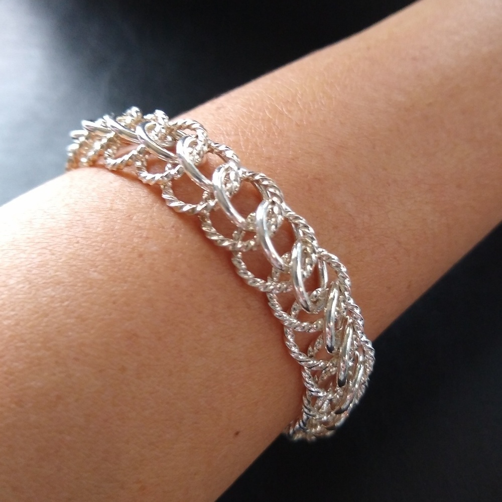 Sterling Silver chainmail bracelet
